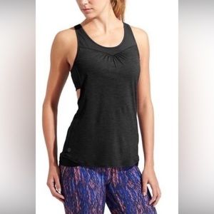 Athleta Gel Mesh Supercharged Tank Top Black Medium